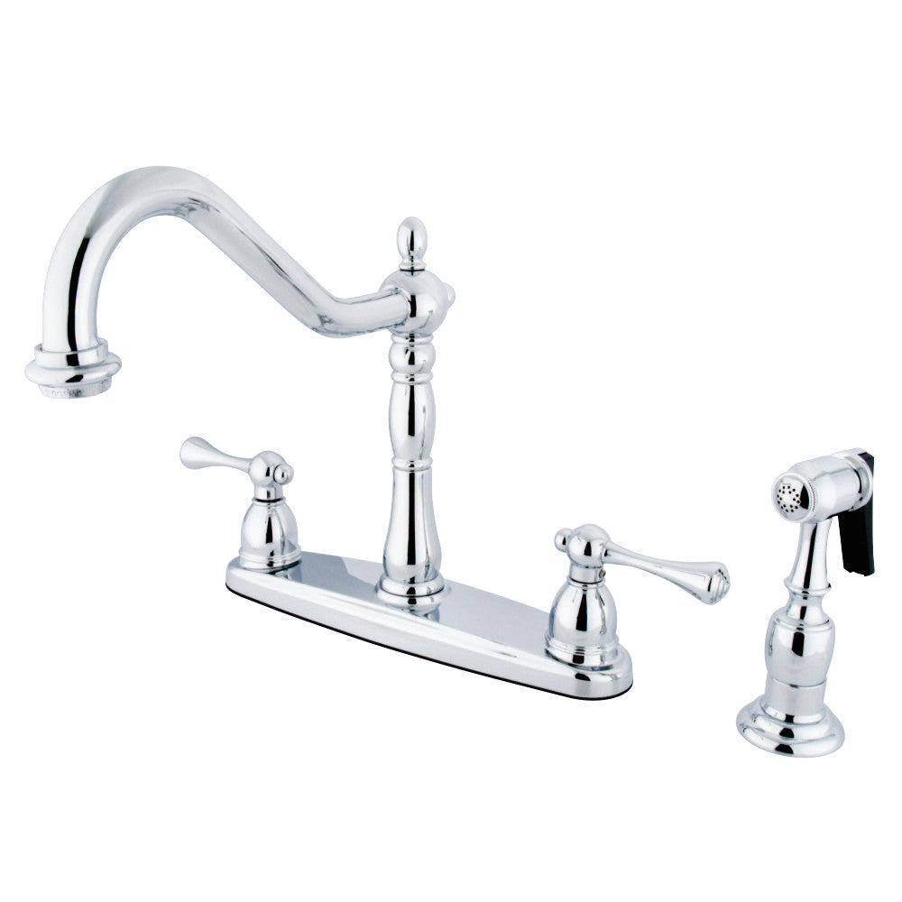 Kingston Brass KB7751BLBS English Vintage Centerset Kitchen Faucet