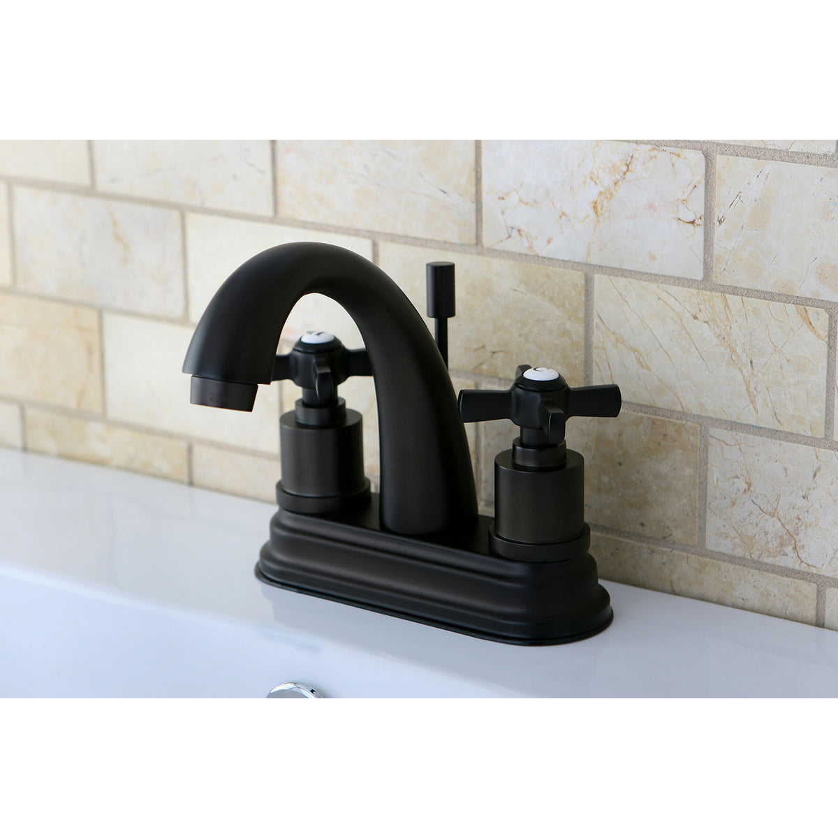 Kingston Brass KS8612ZX 4 in. Centerset Bathroom Faucet