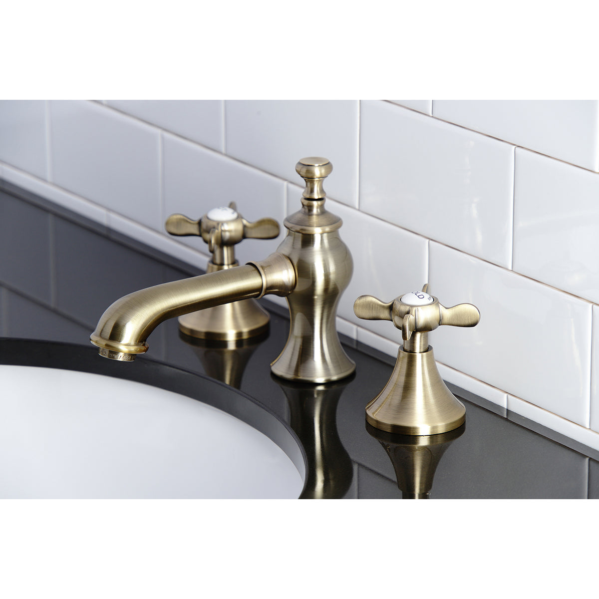 Kingston Brass KC7065BEX 8 in. Widespread Bathroom Faucet