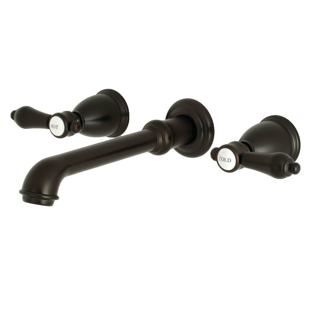Kingston Brass KS7120BAL 8" Center Wall Mount Bathroom Faucet