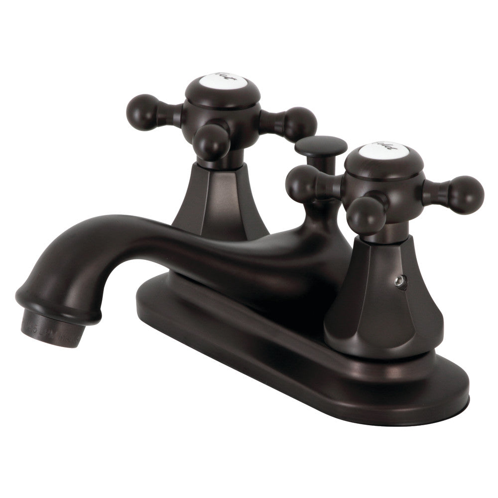 Kingston Brass KB608BX Metropolitan 4 in. Centerset Bathroom Faucet with Pop-Up Drain