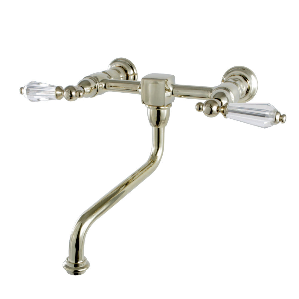 Kingston Brass KS1212WLL Wilshire Wall Mount Bathroom Faucet