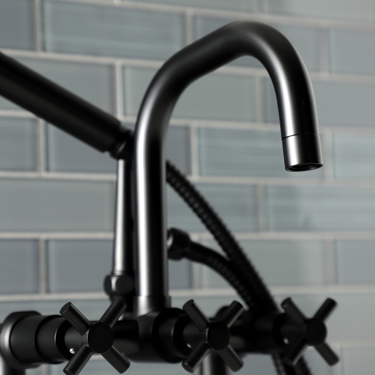 Aqua Vintage Concord Deck Mount Clawfoot Tub Faucet