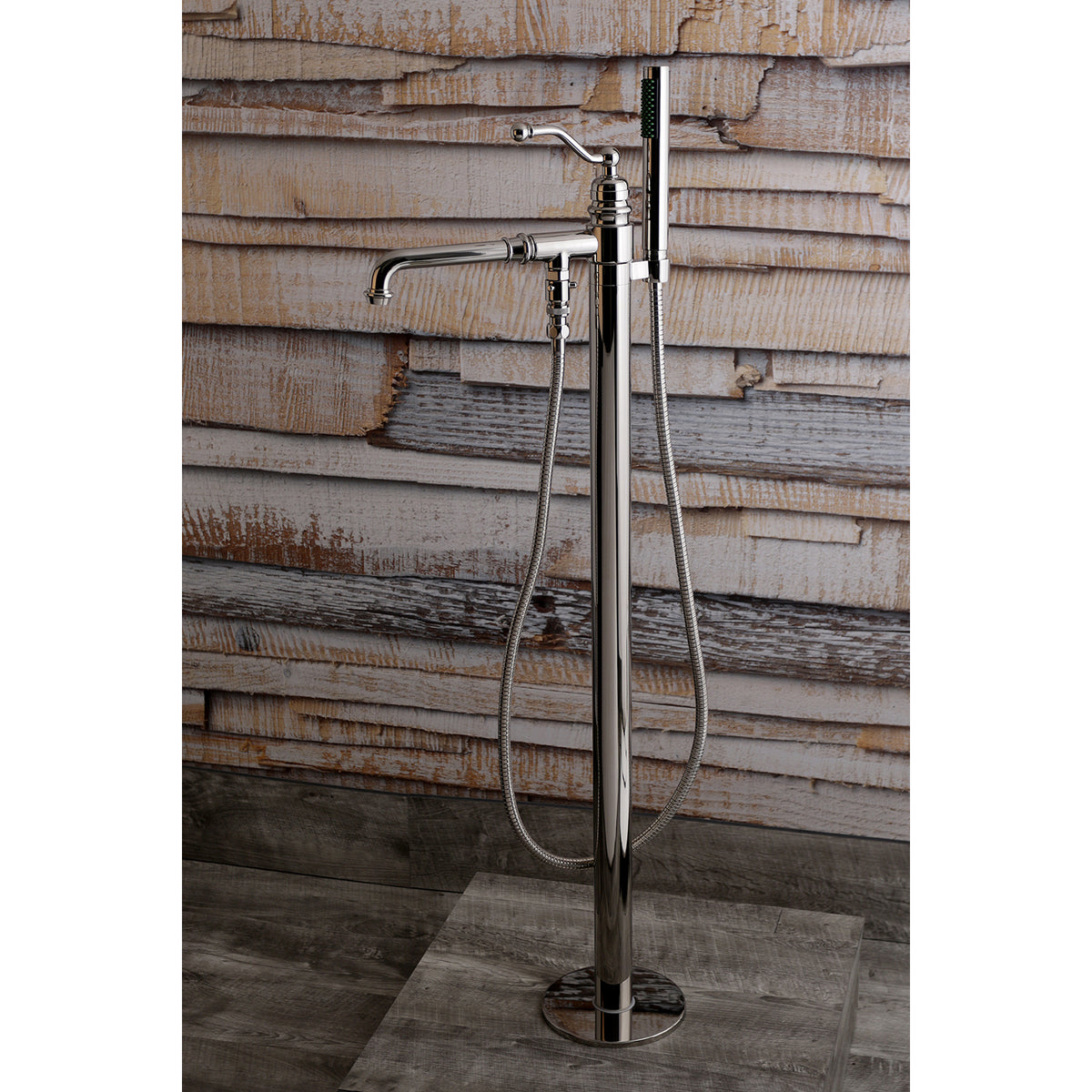 English Country Freestanding Tub Faucet with Hand Shower