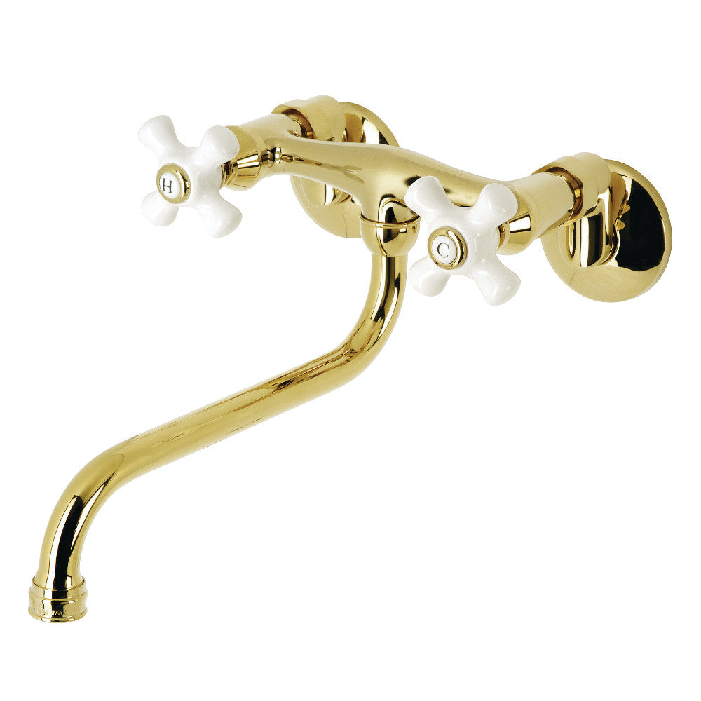 Kingston Brass KS615C Wall Mount Bathroom Faucet