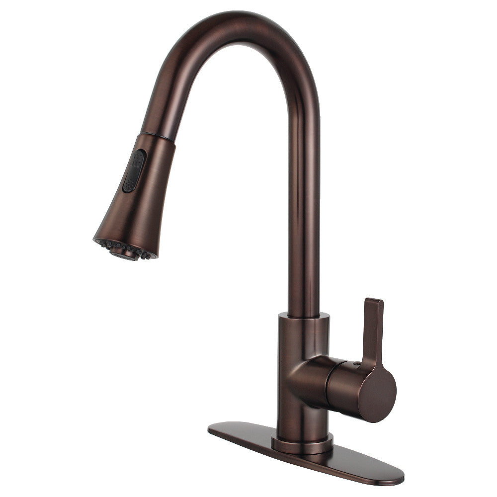 Gourmetier LS8723CTL Continental Single-Handle Pull-Down Kitchen Faucet