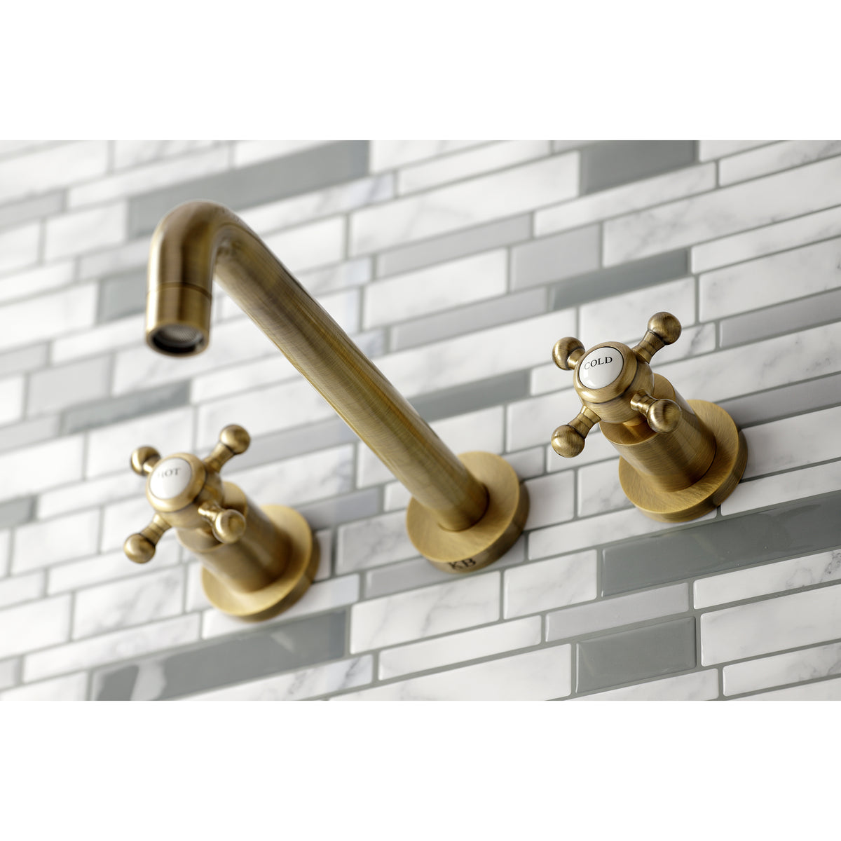 Metropolitan Two-Handle Wall Mount Tub Faucet
