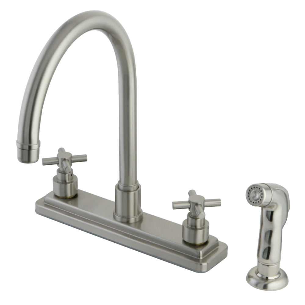 Kingston Brass KS8791EX 8-Inch Centerset Kitchen Faucet