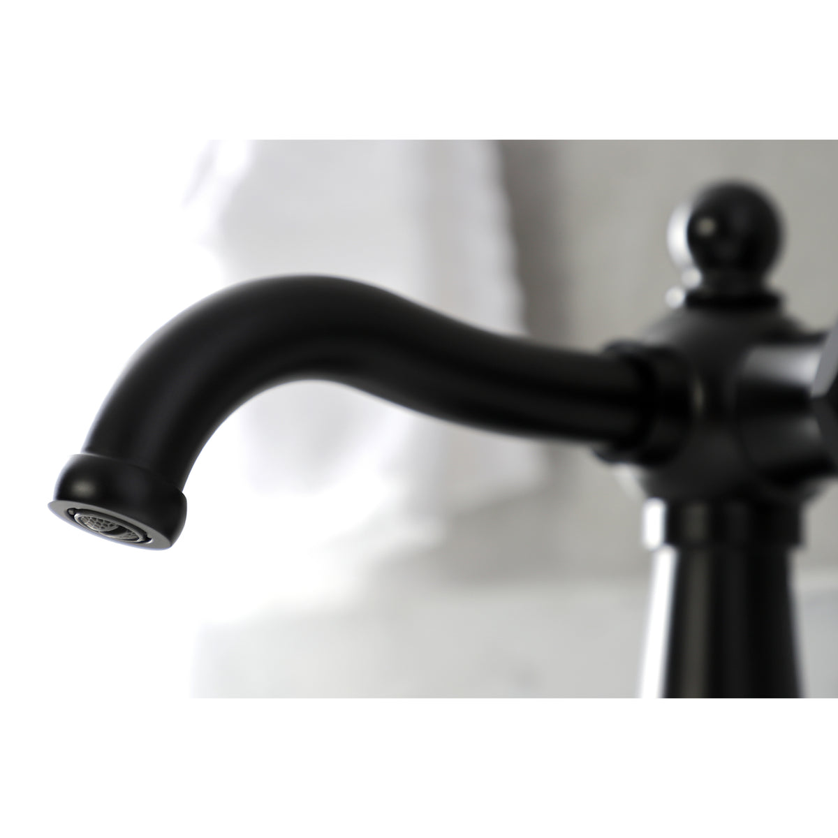 Kingston Brass KSD154BXPB Nautical Single-Handle Bathroom Faucet with Push Pop-Up