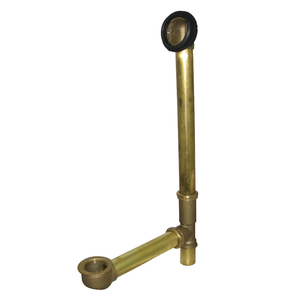 Kingston Brass DLL18 18" Tube for Tub Overflow Drain With Gasket