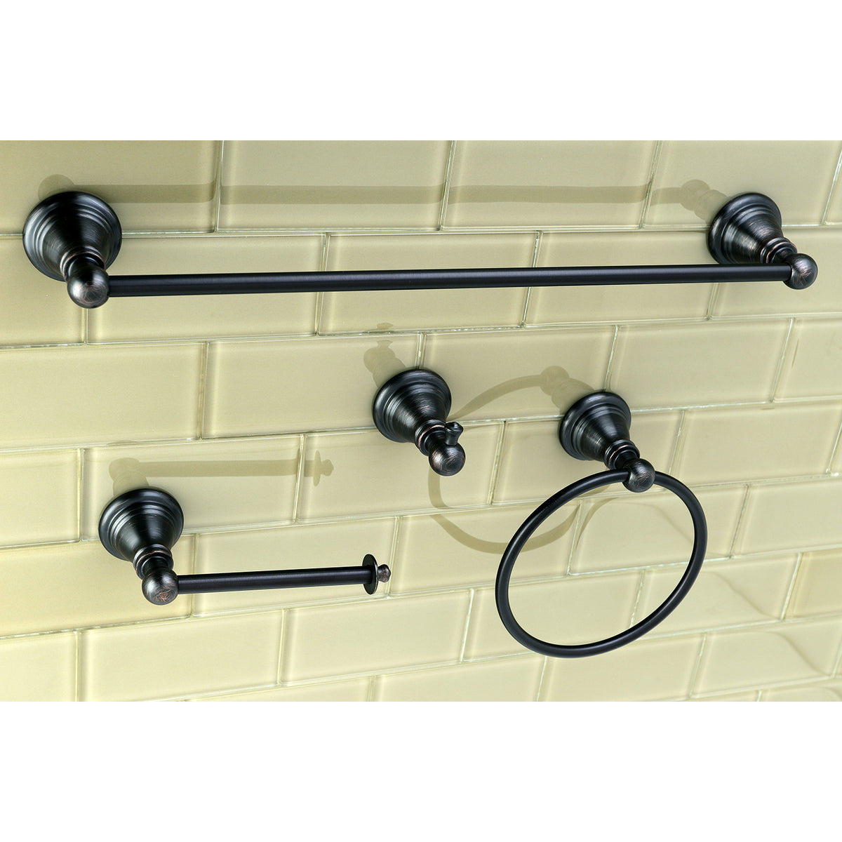 Kingston Brass American Classic 4-Piece Bathroom Accessory Set