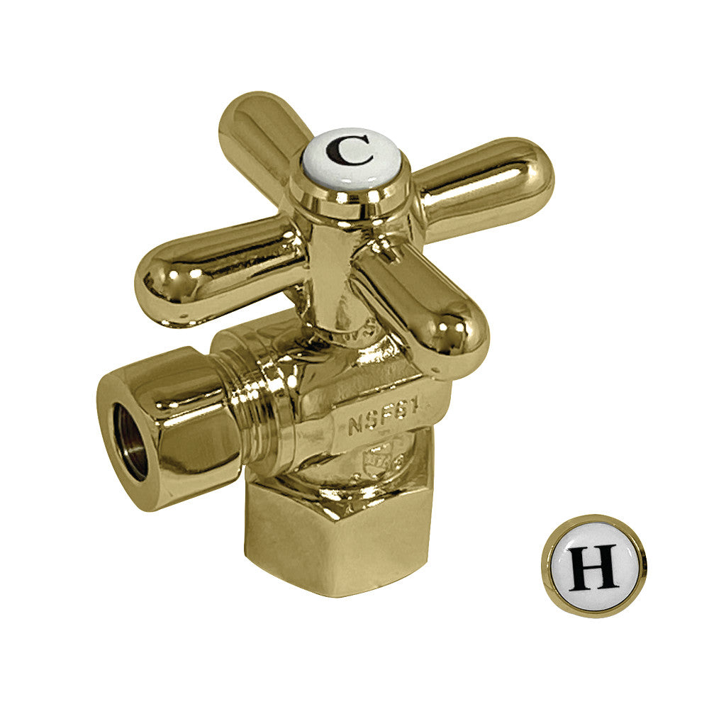Kingston Brass Quarter Turn Valve (1/2" FIP X 3/8" O.D. Compression)