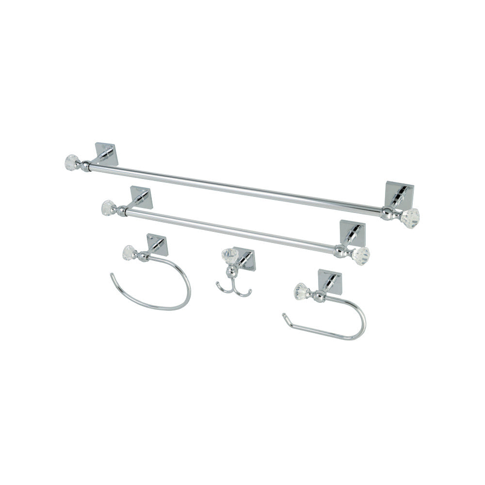 Kingston Brass 5-Piece Bathroom Accessory Combo