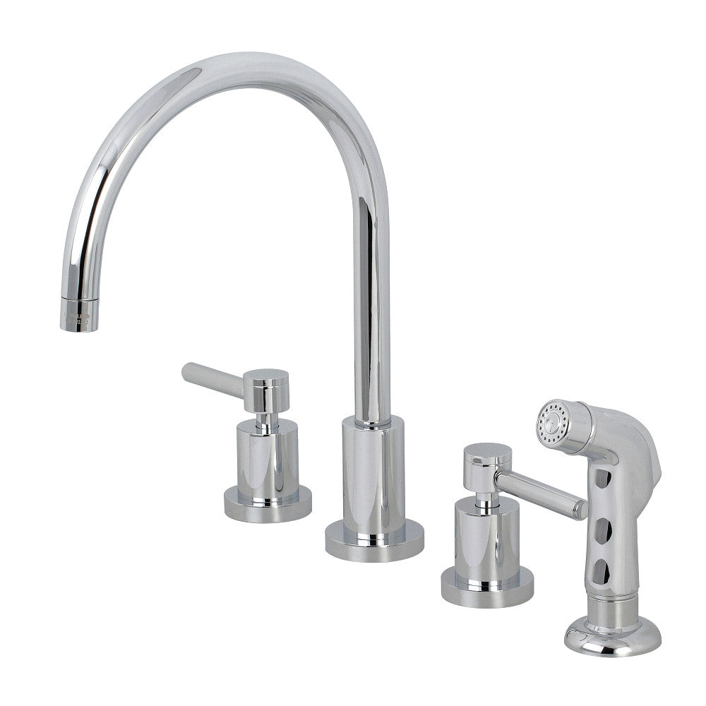 Kingston Brass KS8728DL Widespread Kitchen Faucet