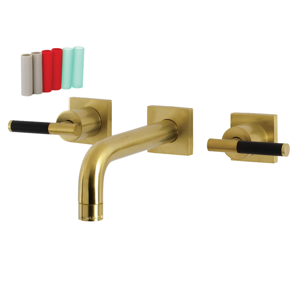 Kingston Brass KS6120CKL Kaiser Two-Handle Wall Mount Bathroom Faucet