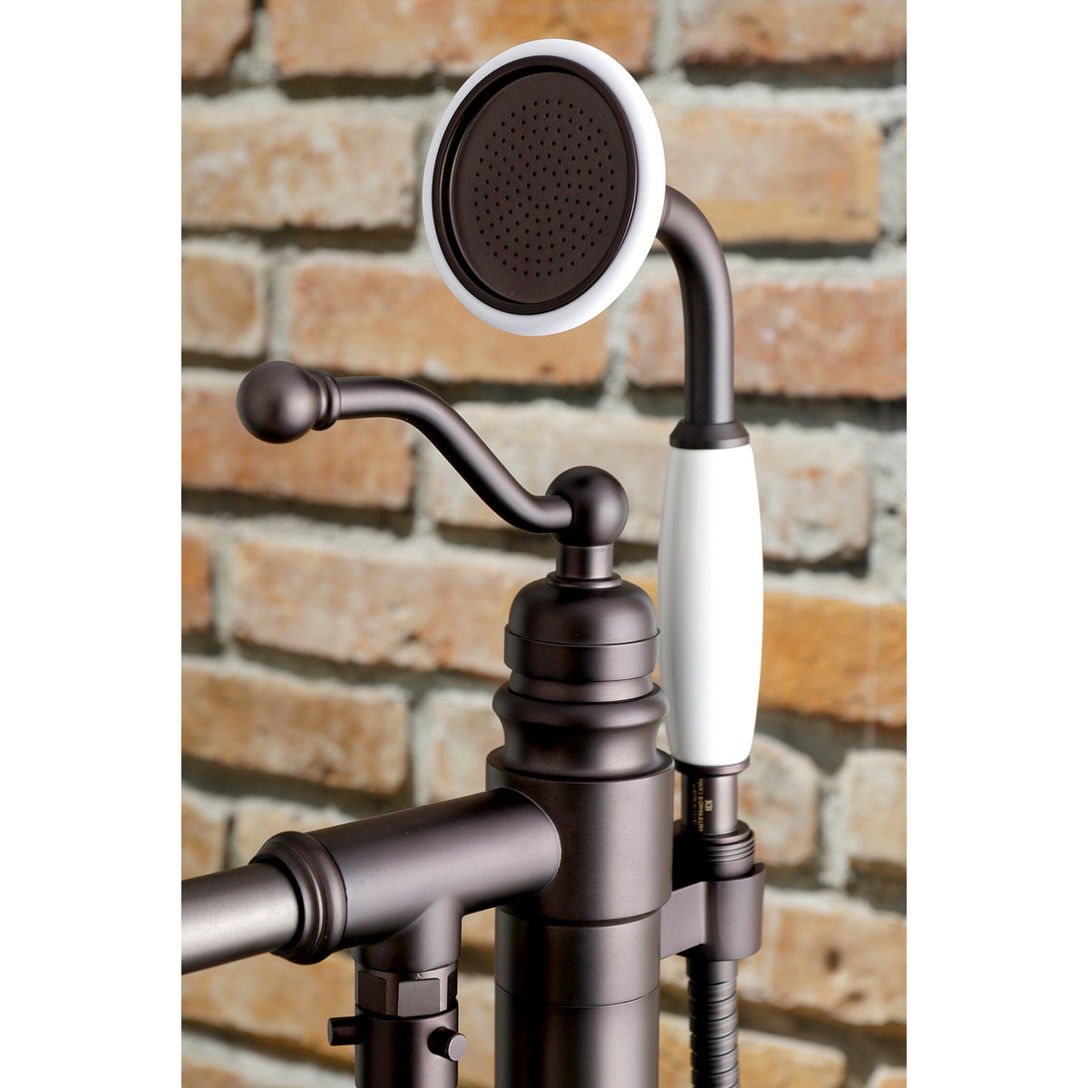 English Country Freestanding Tub Faucet with Hand Shower