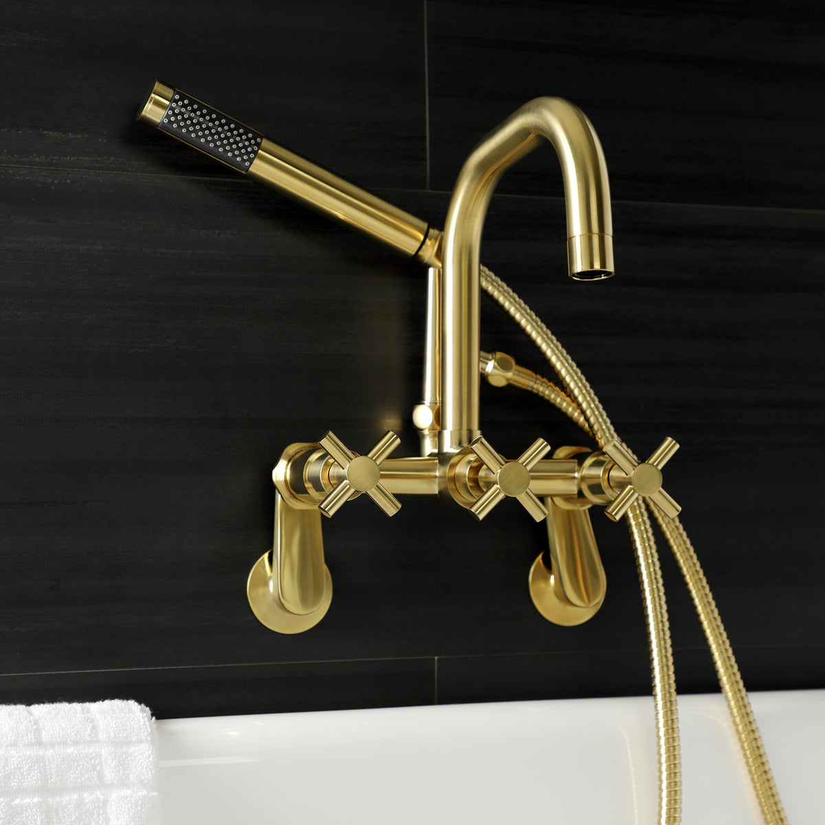 Aqua Vintage Concord Wall Mount Clawfoot Tub Faucet