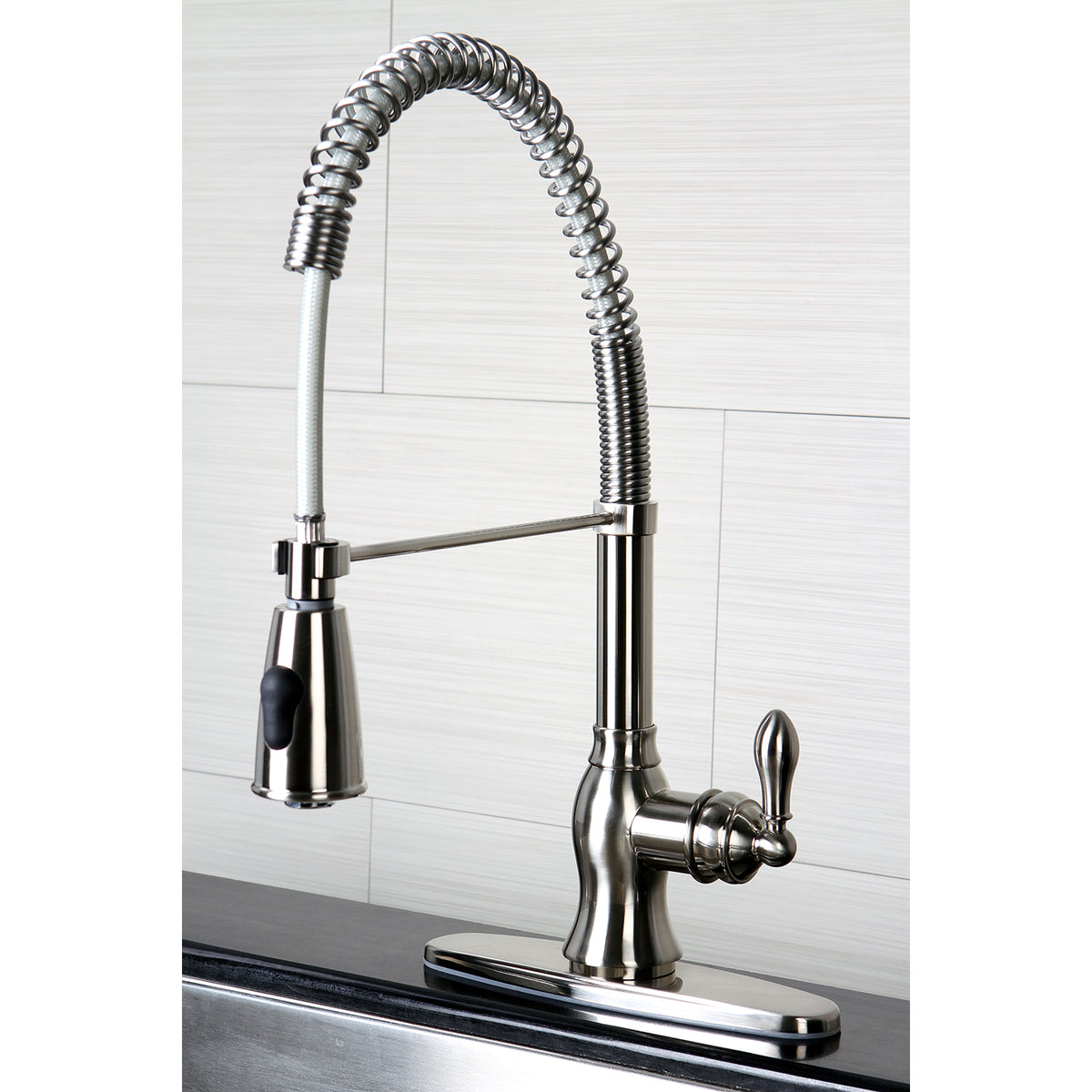 Gourmetier GSY8891ACL American Classic Single-Handle Pre-Rinse Kitchen Faucet