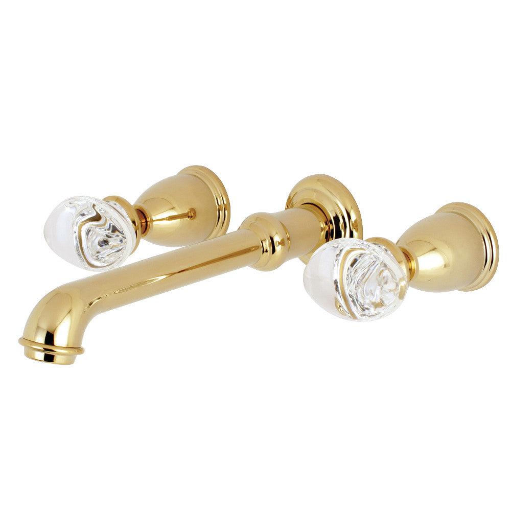 Krystal Onyx Wall Mount Roman Tub Faucet