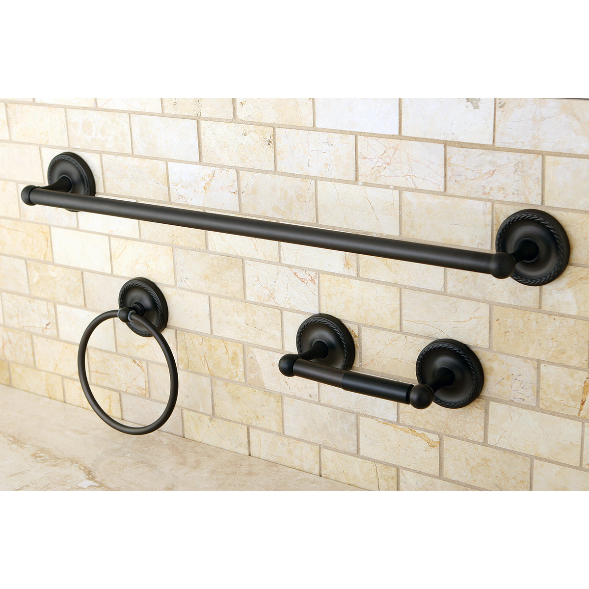Kingston Brass 3-Piece Bathroom Accessories Set