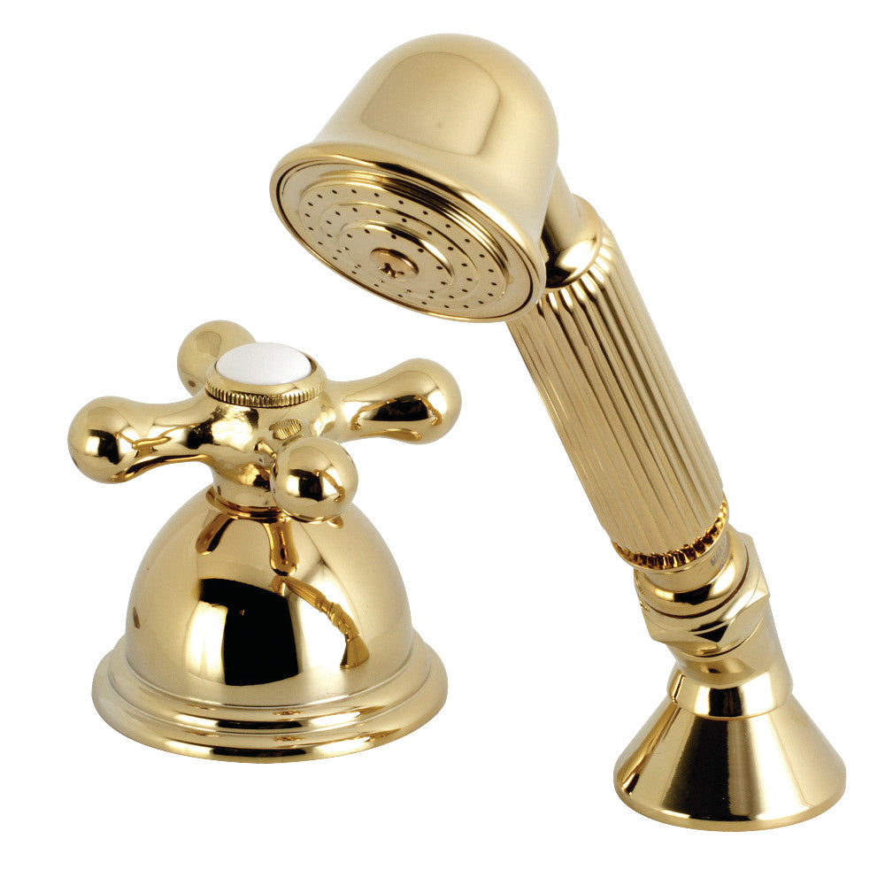 Kingston Brass Deck Mount Hand Shower with Diverter for Roman Tub Faucet