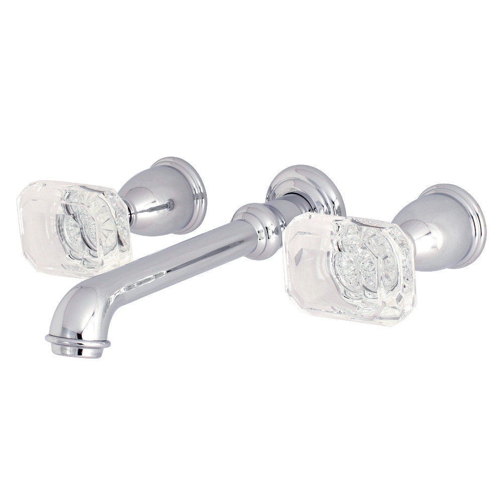 Krystal Onyx Wall Mount Roman Tub Faucet