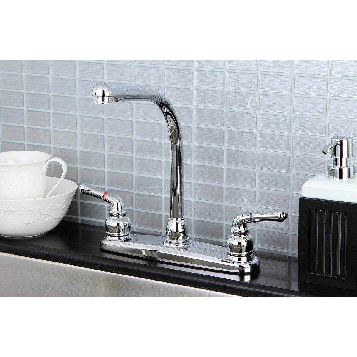 Kingston Brass KB756LS Magellan Centerset Kitchen Faucet