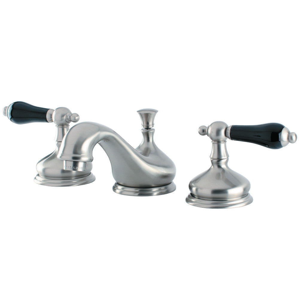 Kingston Brass KS1165PKL Duchess Widespread Bathroom Faucet with Brass Pop-Up