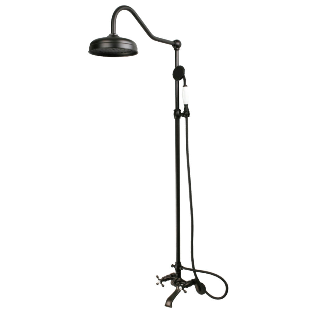 Vintage Clawfoot Tub Faucet Package with Shower Combo