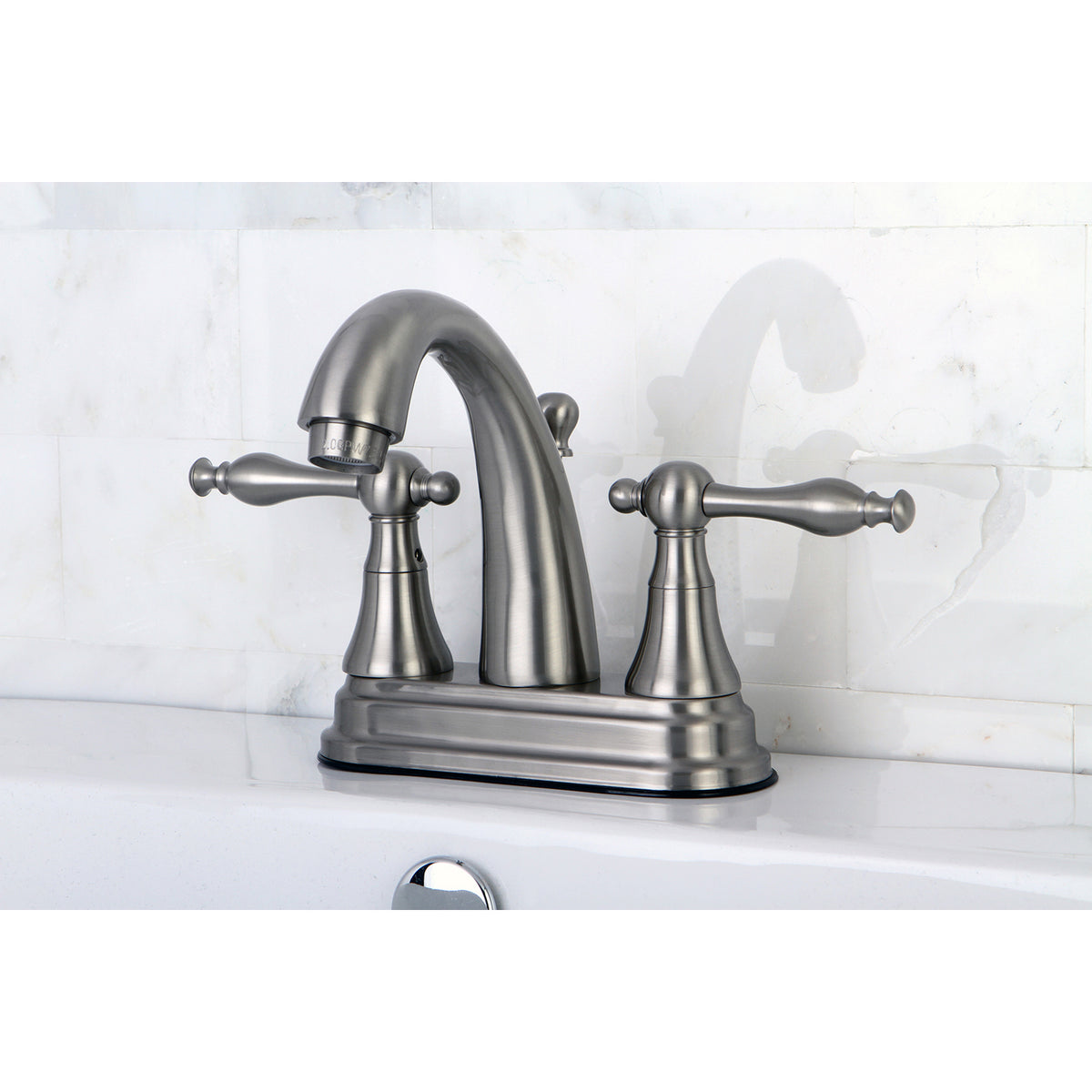 Kingston Brass KS7612NL 4 in. Centerset Bathroom Faucet