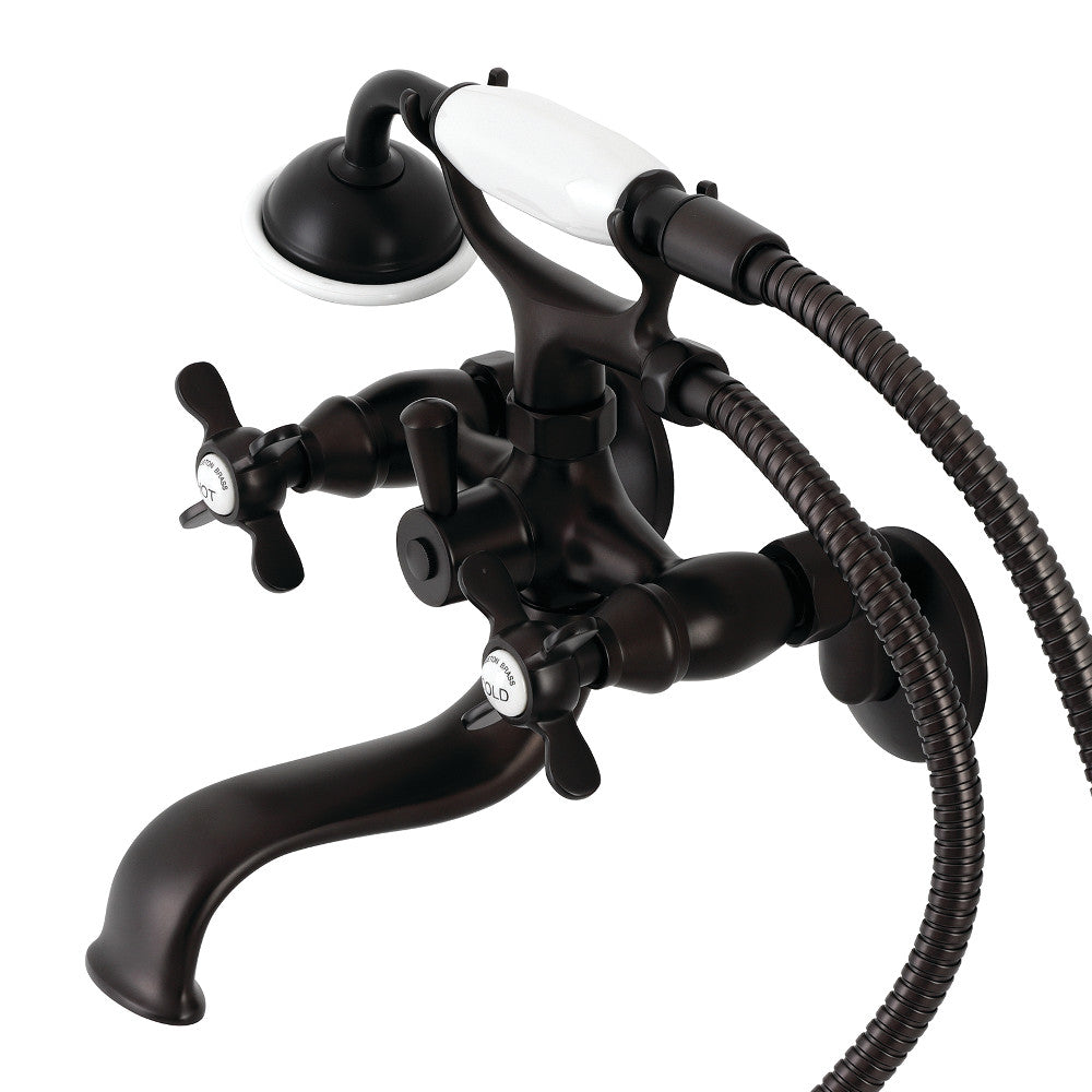 Essex Wall Mount Clawfoot Tub Faucet with Hand Shower