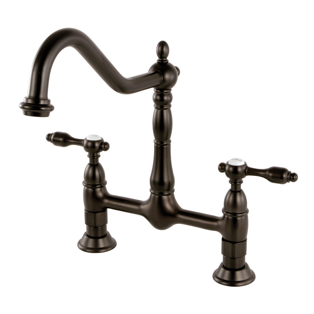 Kingston Brass KS1178TAL Tudor Bridge Kitchen Faucet