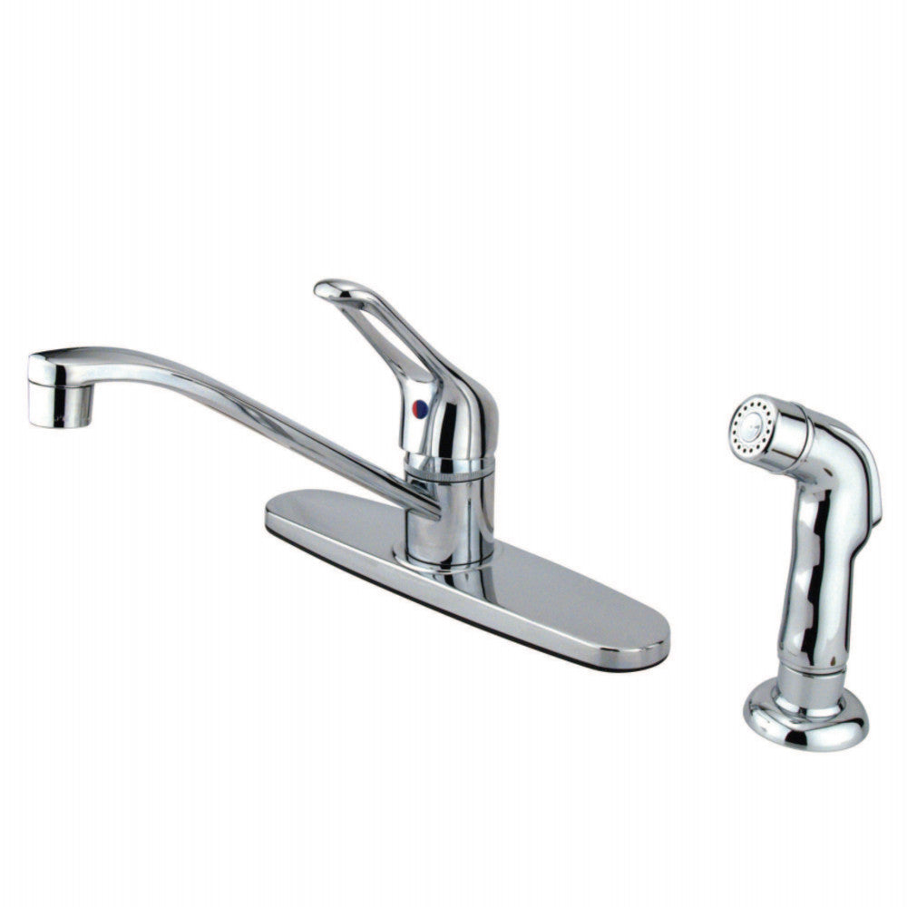 Kingston Brass KB562SP Wyndham Single-Handle Centerset Kitchen Faucet