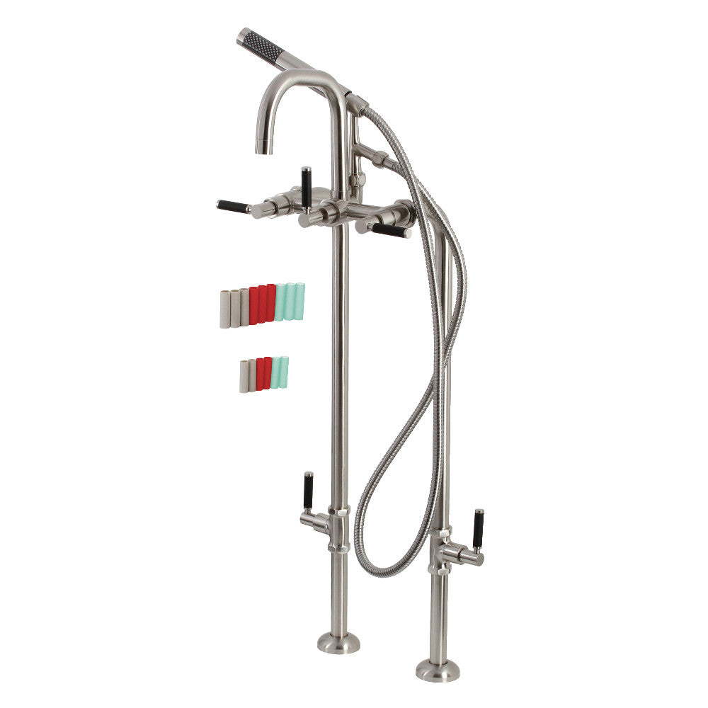 Vintage CCK8406DKL Concord Freestanding Tub Faucet with Supply Line,Stop Valve
