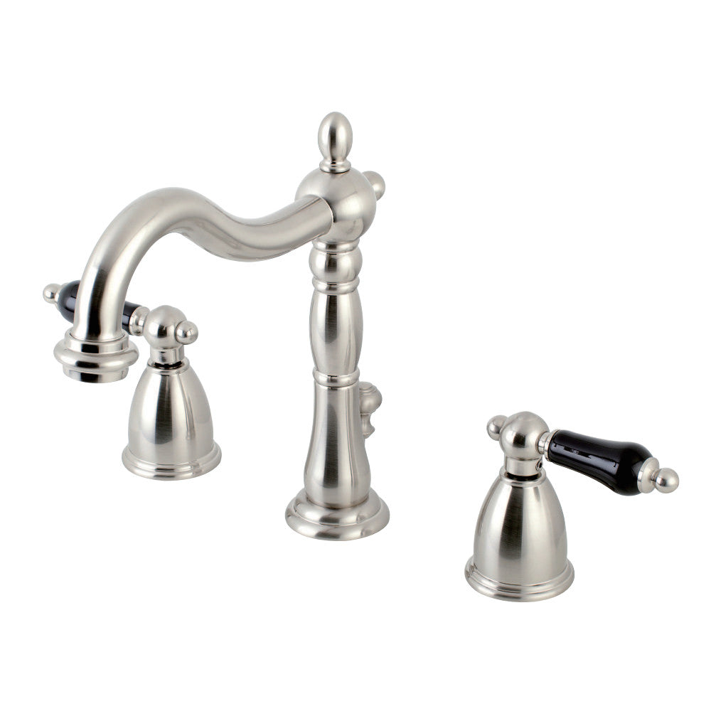 Kingston Brass KB1978PKL Duchess Widespread Bathroom Faucet with Plastic Pop-Up