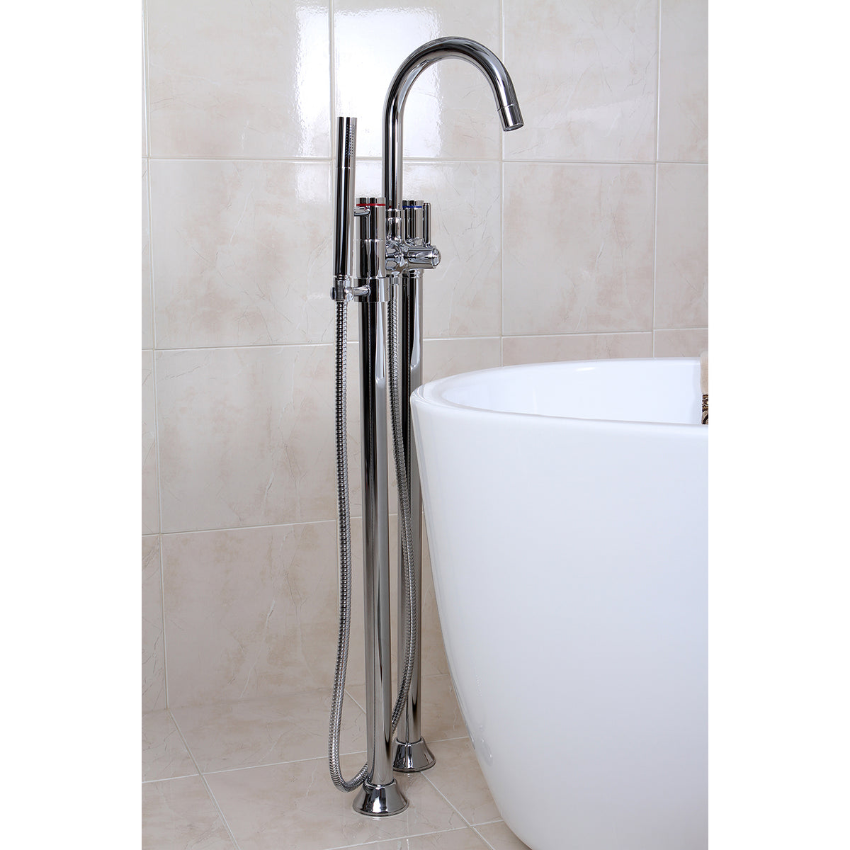 Concord Freestanding Tub Faucet with Hand Shower
