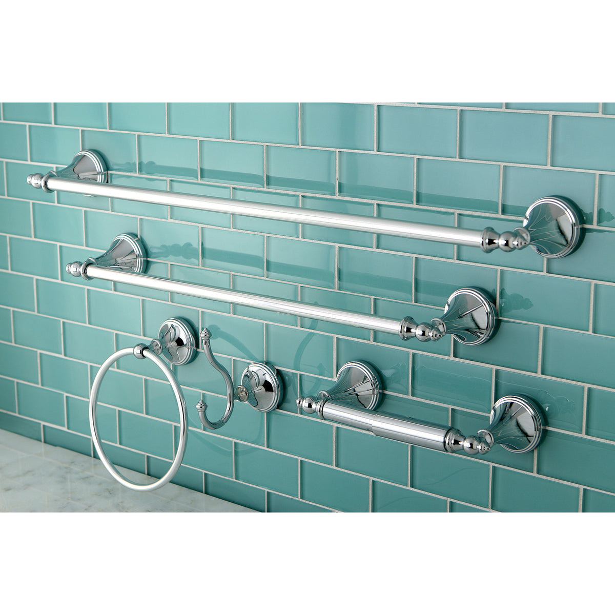 Kingston Brass Naples 5-Piece Bathroom Accessory Set