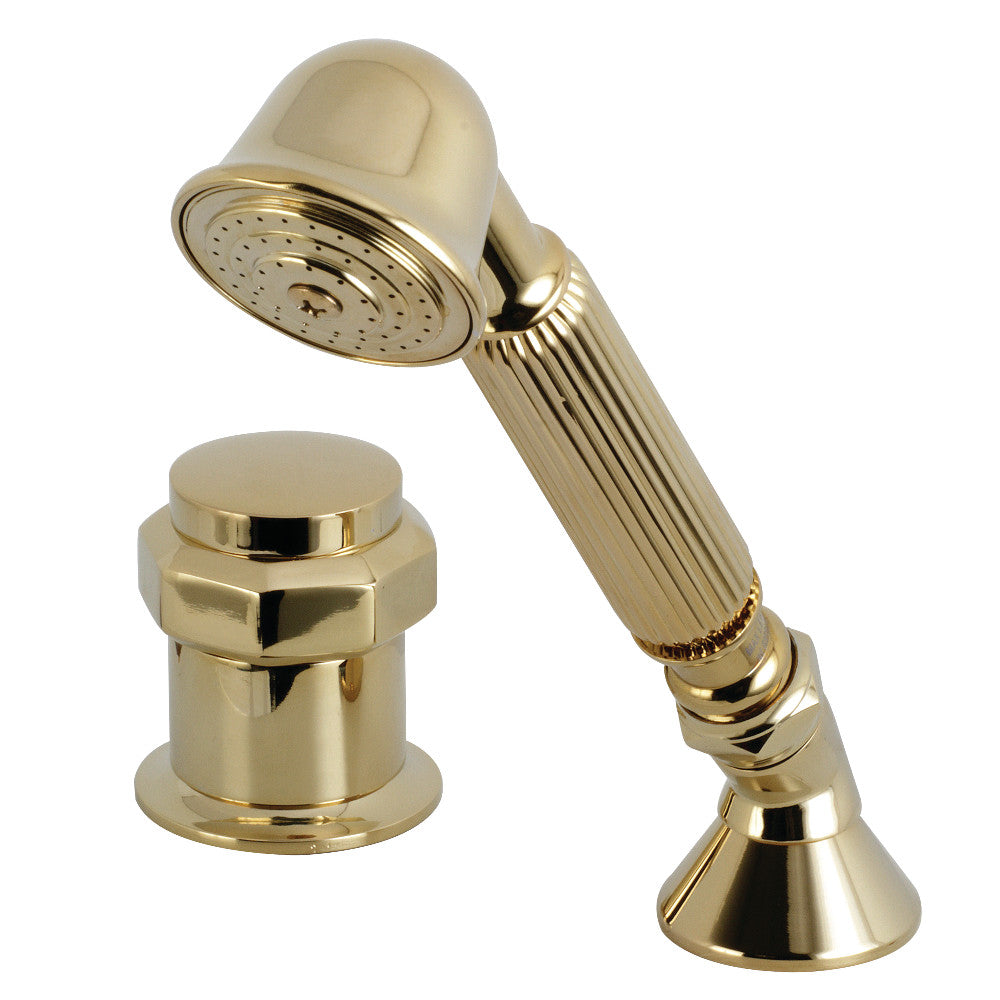 Kingston Brass Deck Mount Hand Shower with Diverter for Roman Tub Faucet
