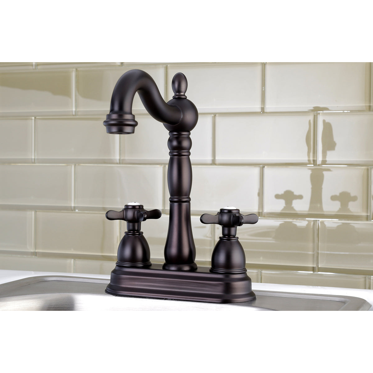 Kingston Brass KB1498BEX Essex Two-Handle Bar Faucet