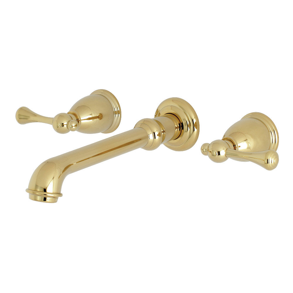 Kingston Brass KS7120BL 8" Center Wall Mount Bathroom Faucet