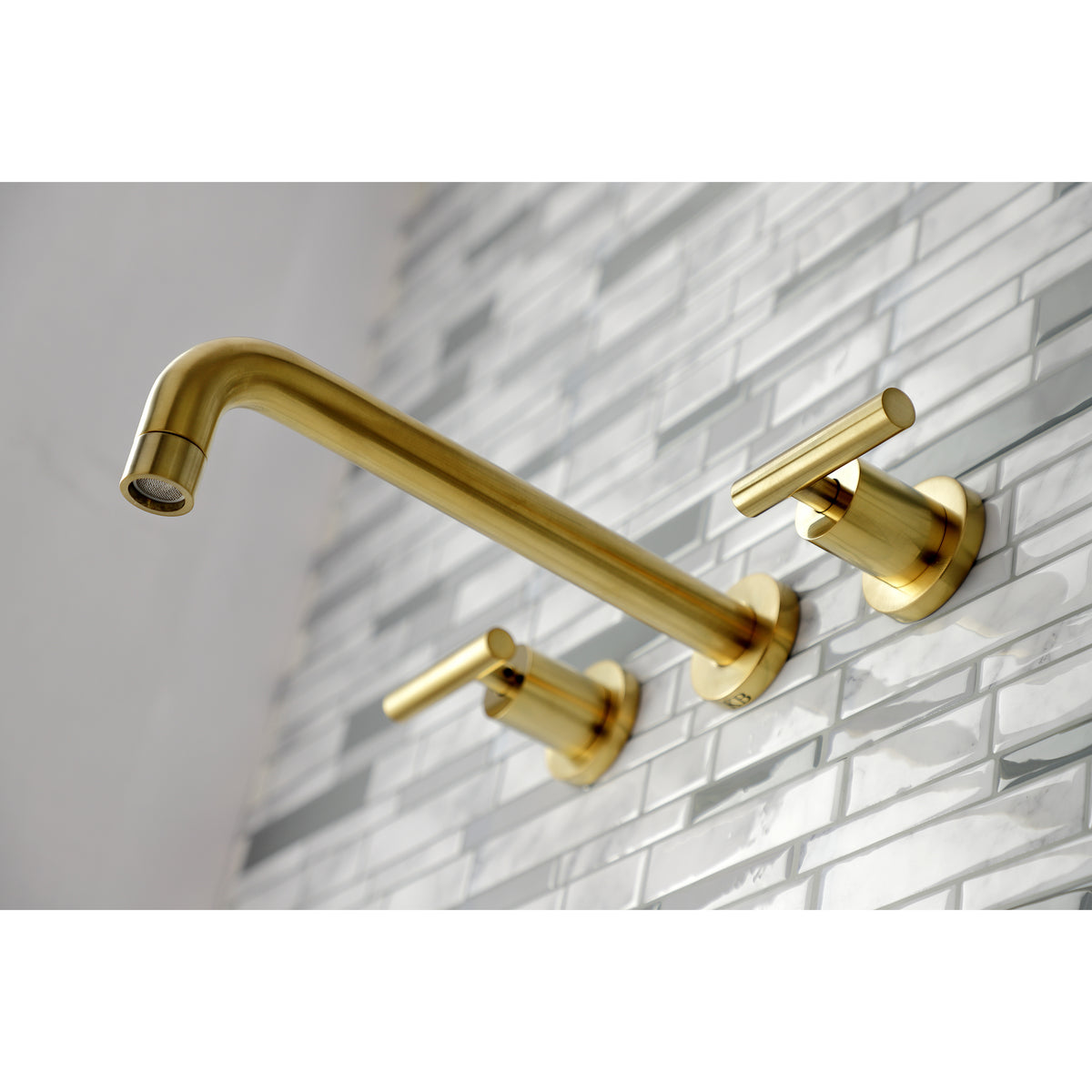 Manhattan Two-Handle Wall Mount Tub Faucet