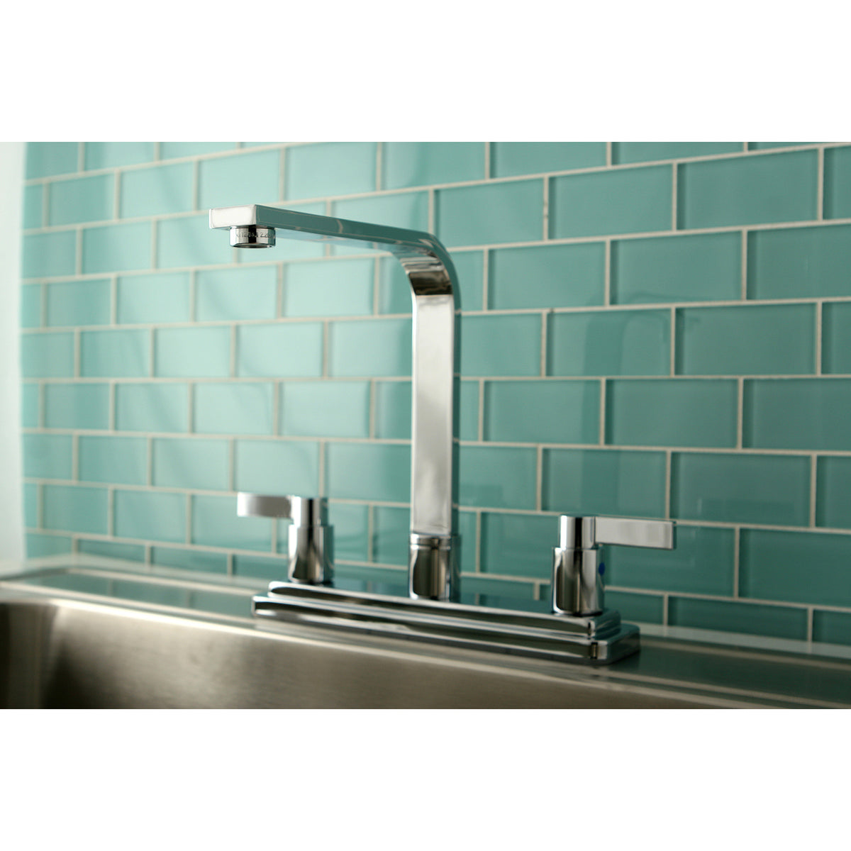 Kingston Brass KB8791NDLLS NuvoFusion Centerset Kitchen Faucet