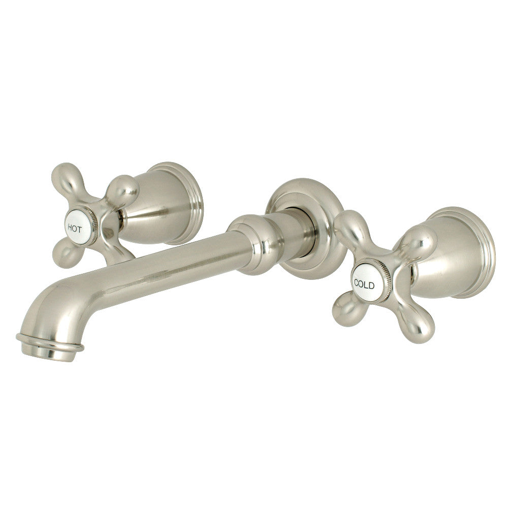 Kingston Brass KS7125AX English Country Two-Handle Wall Mount Bathroom Faucet