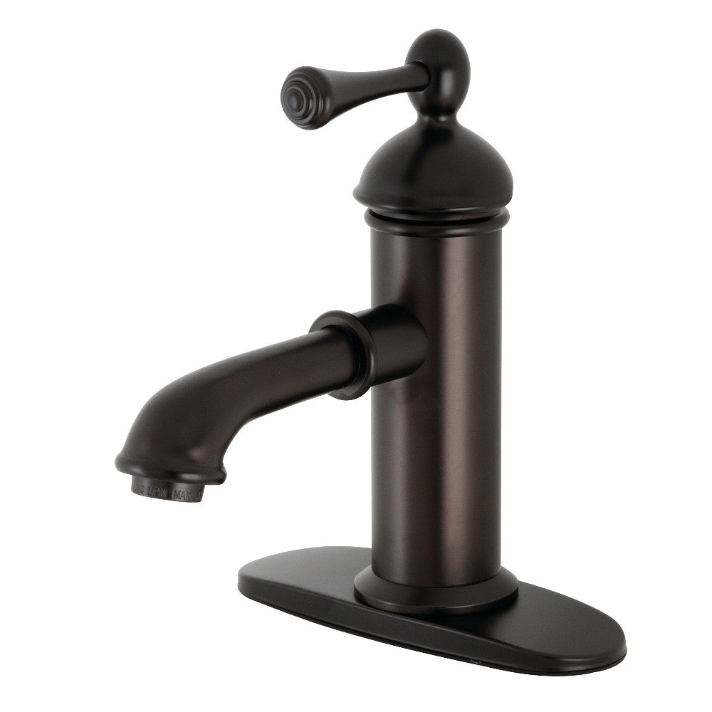 Kingston Brass KS7418BL Paris Single Lever Handle Bathroom Faucet