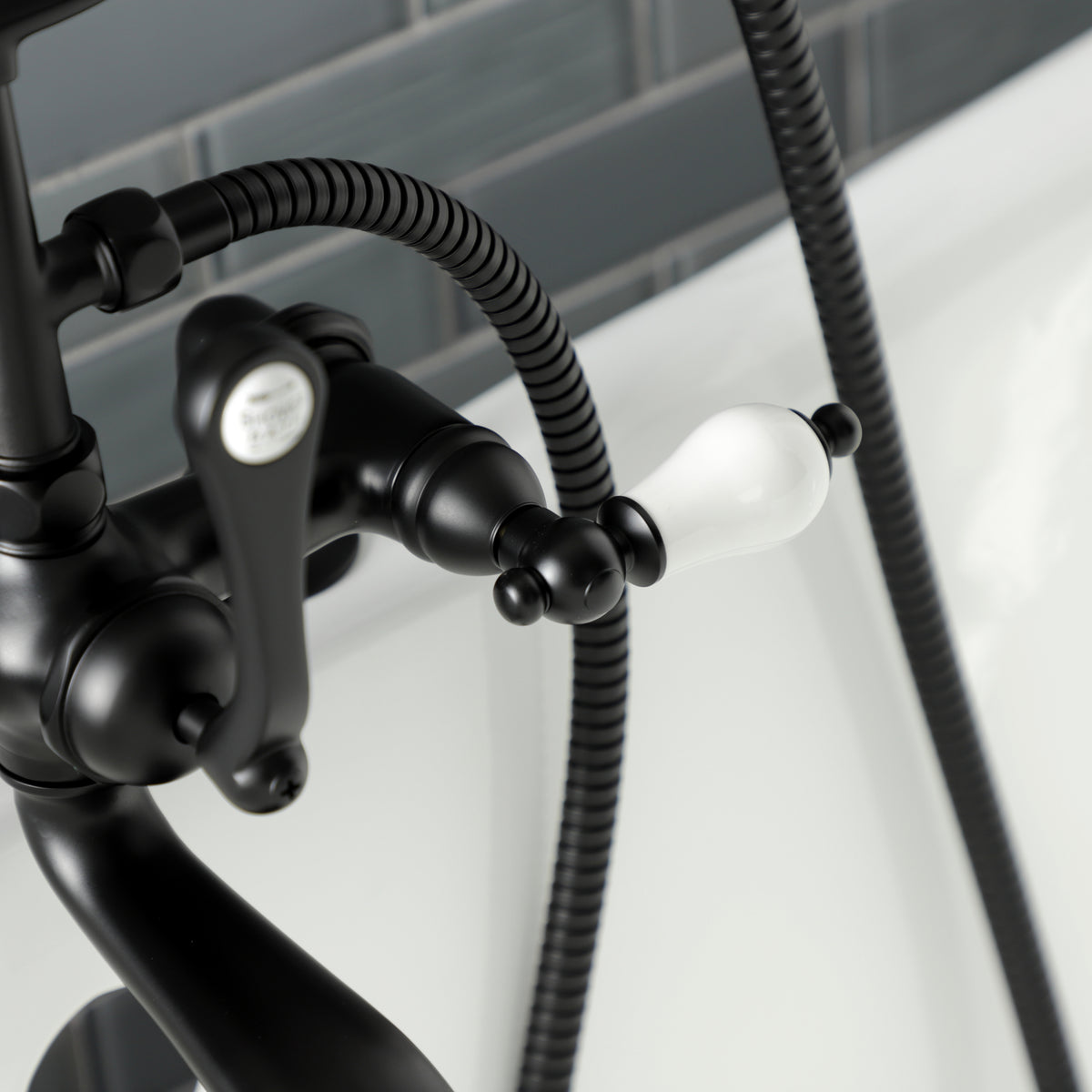 Vintage AE206T1 Vintage 7-Inch Tub Faucet with Hand Shower