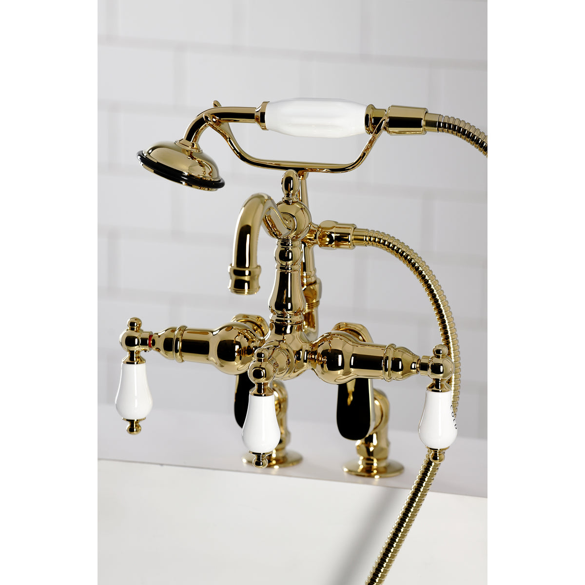 Vintage Clawfoot Tub Faucet with Hand Shower