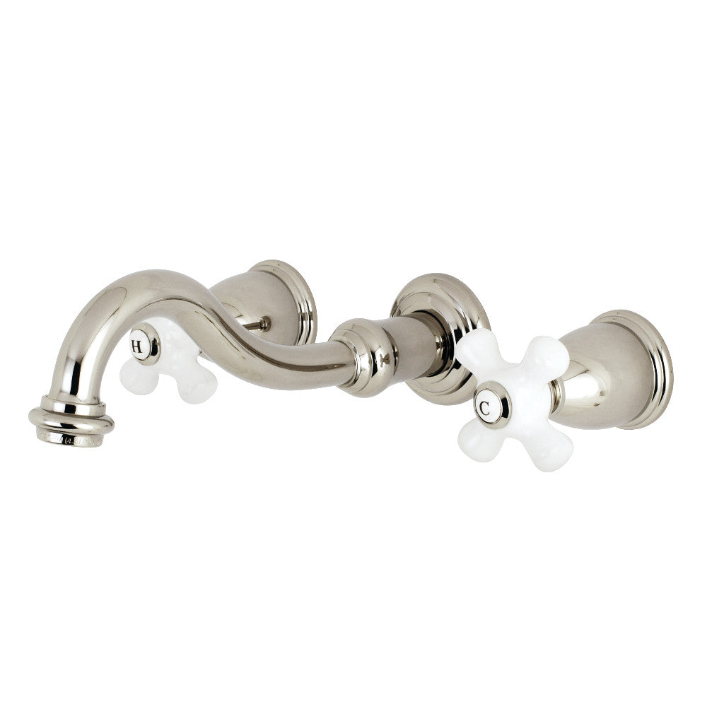 Kingston Brass KS3120PX Vintage 2-Handle Wall Mount Bathroom Faucet