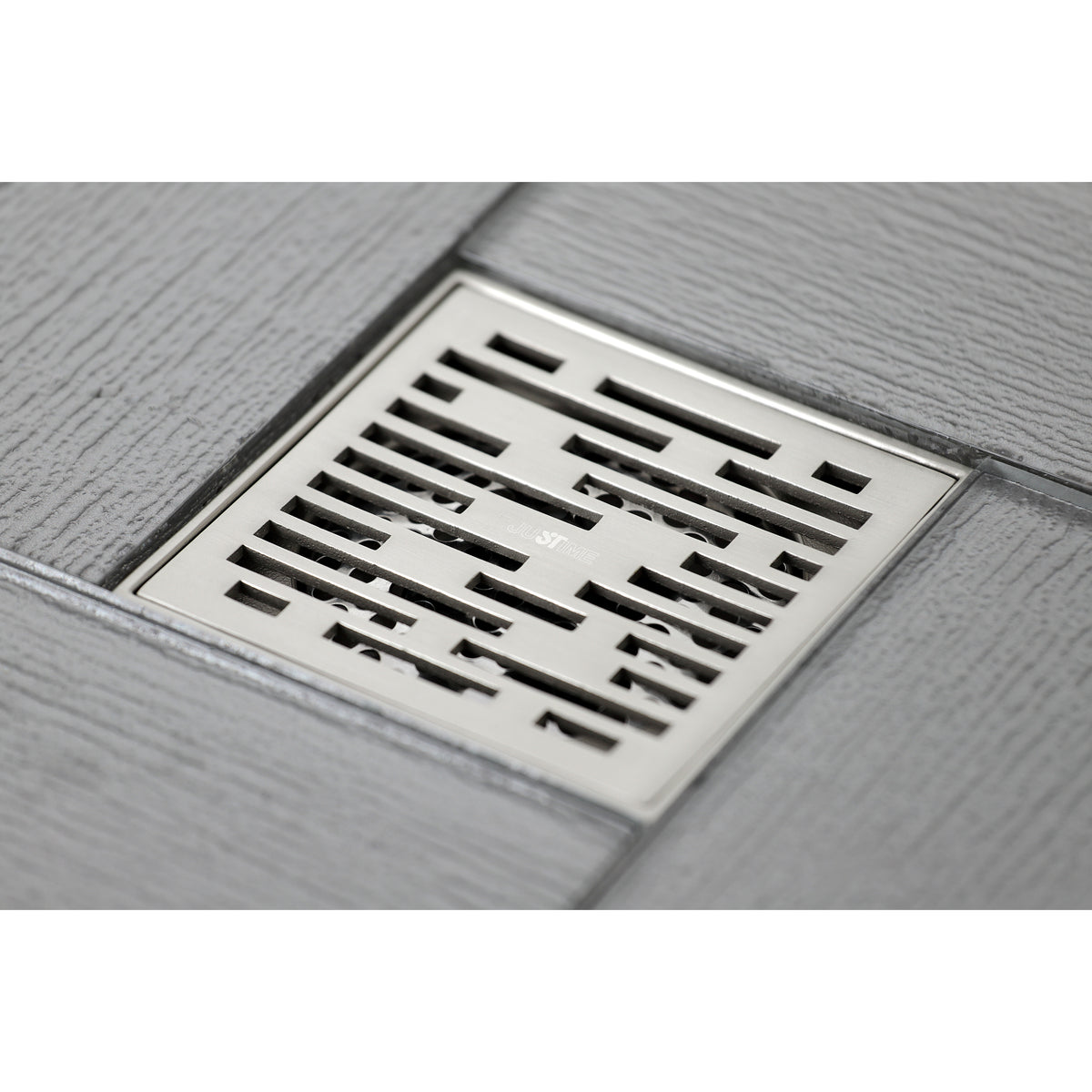 Kingston Brass Watercourse Transit 4" Square Grid Shower Drain