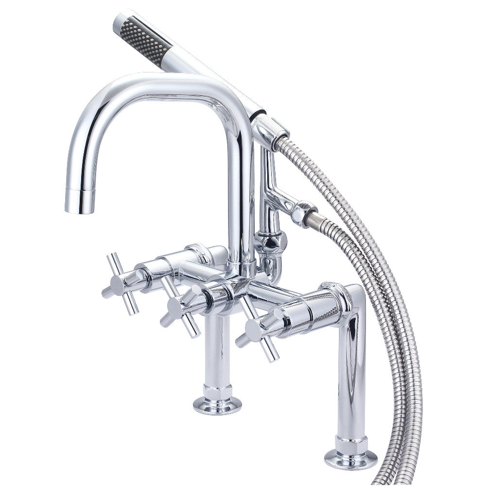 Aqua Vintage Concord Deck Mount Clawfoot Tub Faucet