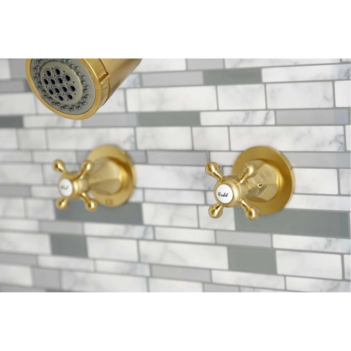 Metropolitan Two-Handle Tub and Shower Faucet
